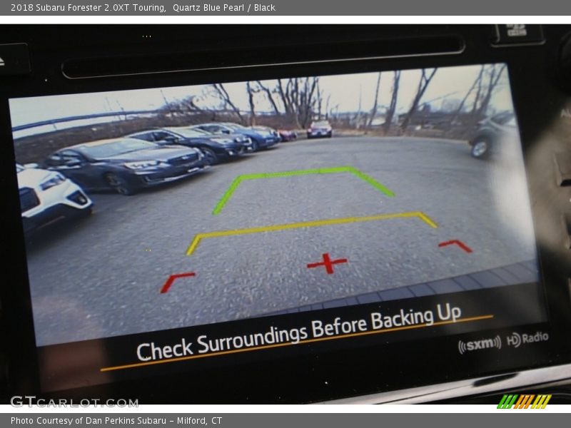 Quartz Blue Pearl / Black 2018 Subaru Forester 2.0XT Touring