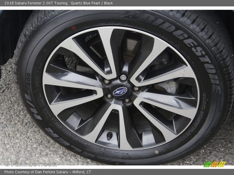 Quartz Blue Pearl / Black 2018 Subaru Forester 2.0XT Touring