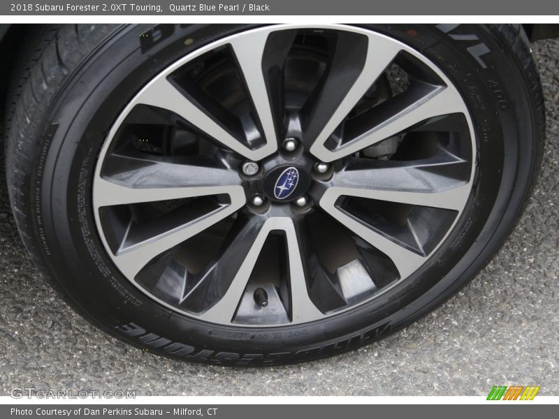 Quartz Blue Pearl / Black 2018 Subaru Forester 2.0XT Touring