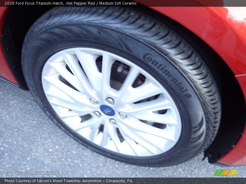 Hot Pepper Red / Medium Soft Ceramic 2018 Ford Focus Titanium Hatch