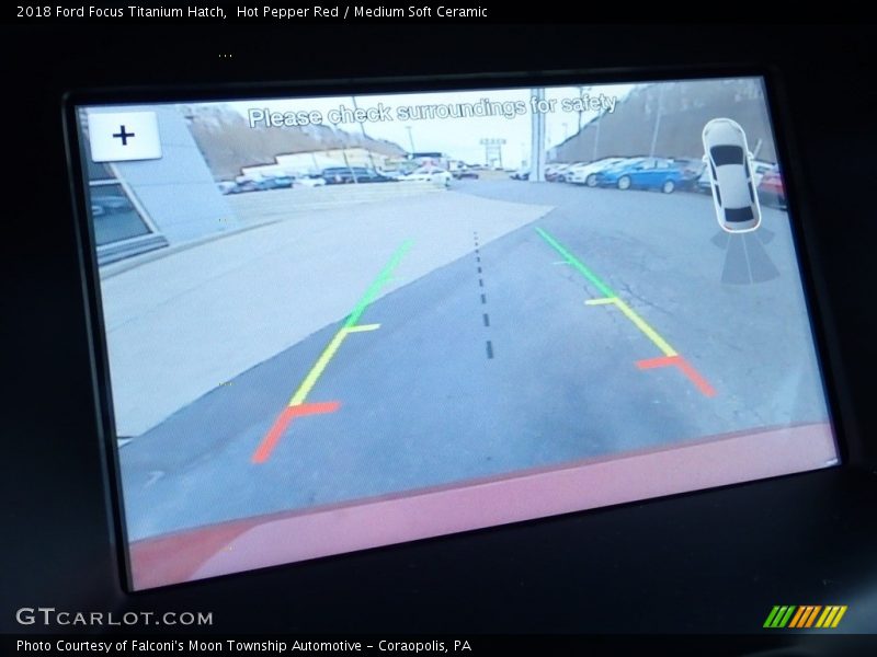 Hot Pepper Red / Medium Soft Ceramic 2018 Ford Focus Titanium Hatch