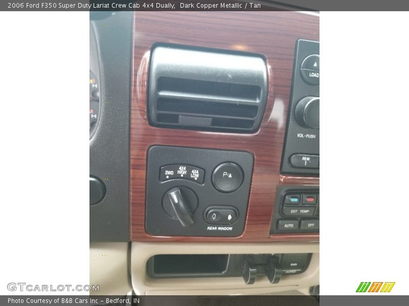 Dark Copper Metallic / Tan 2006 Ford F350 Super Duty Lariat Crew Cab 4x4 Dually
