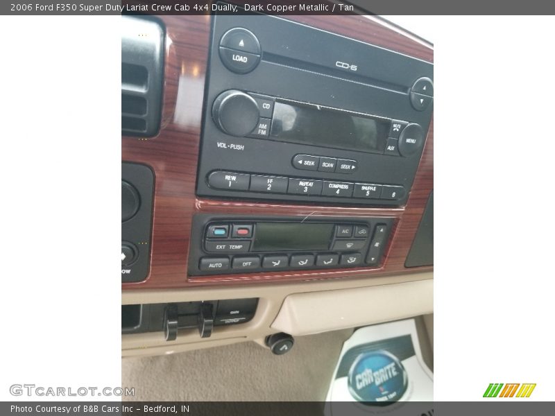 Dark Copper Metallic / Tan 2006 Ford F350 Super Duty Lariat Crew Cab 4x4 Dually