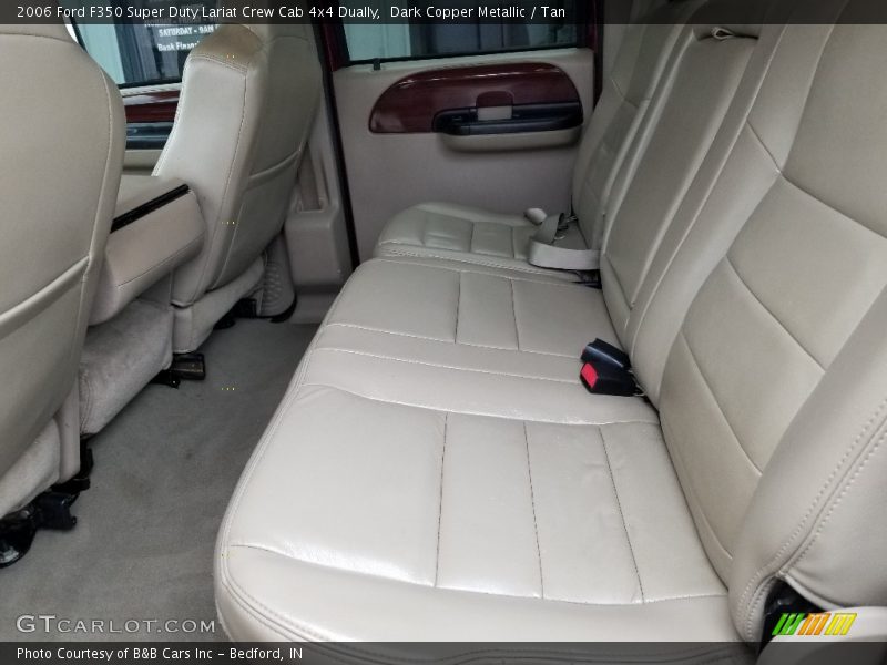 Dark Copper Metallic / Tan 2006 Ford F350 Super Duty Lariat Crew Cab 4x4 Dually