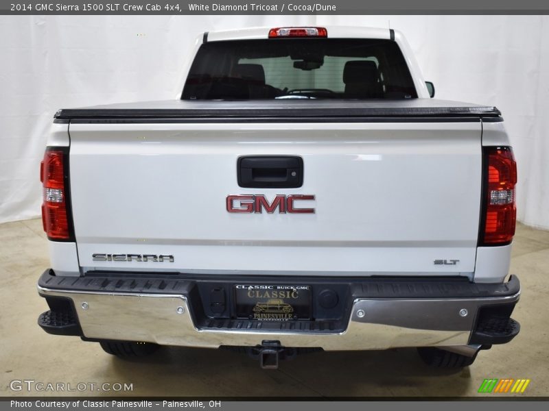 White Diamond Tricoat / Cocoa/Dune 2014 GMC Sierra 1500 SLT Crew Cab 4x4