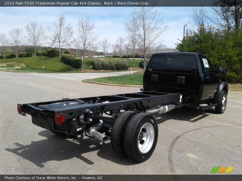 Black / Black/Diesel Gray 2019 Ram 5500 Tradesman Regular Cab 4x4 Chassis