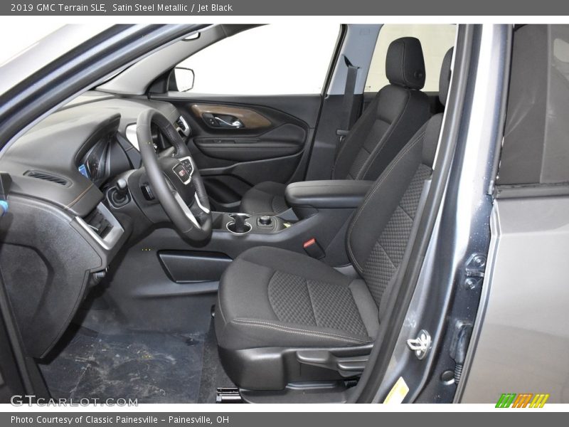 Satin Steel Metallic / Jet Black 2019 GMC Terrain SLE