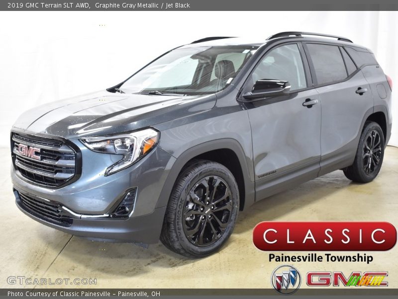 Graphite Gray Metallic / Jet Black 2019 GMC Terrain SLT AWD