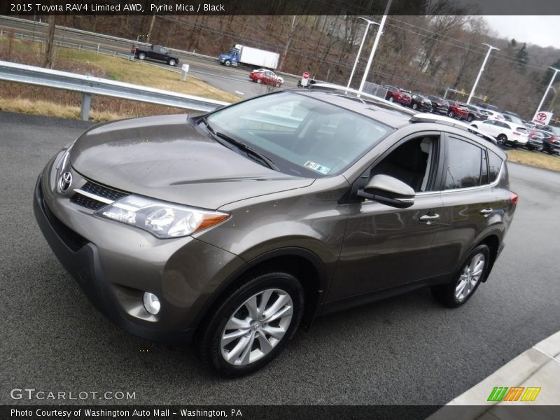 Pyrite Mica / Black 2015 Toyota RAV4 Limited AWD