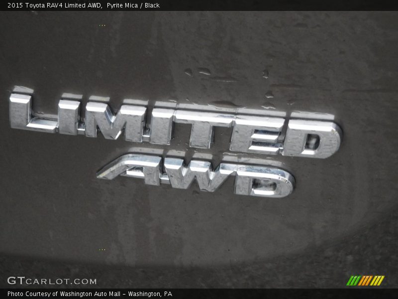 Pyrite Mica / Black 2015 Toyota RAV4 Limited AWD