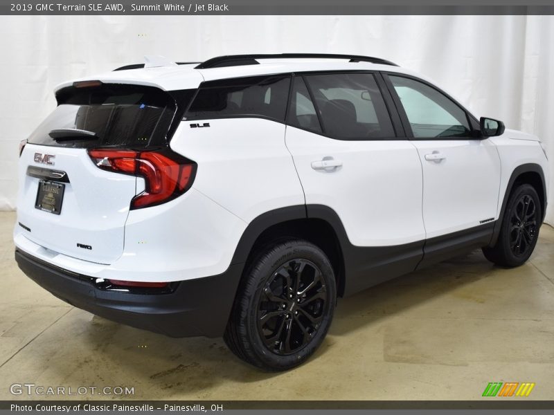 Summit White / Jet Black 2019 GMC Terrain SLE AWD