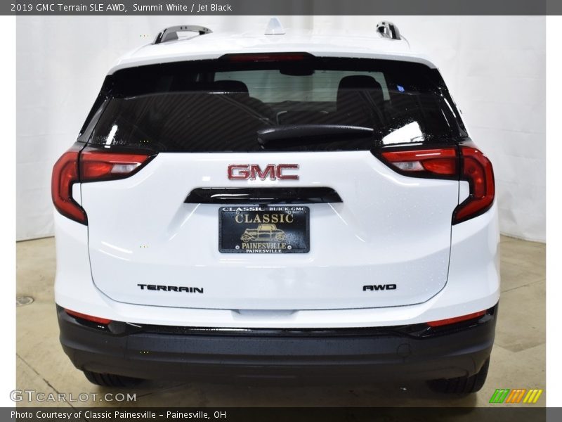 Summit White / Jet Black 2019 GMC Terrain SLE AWD