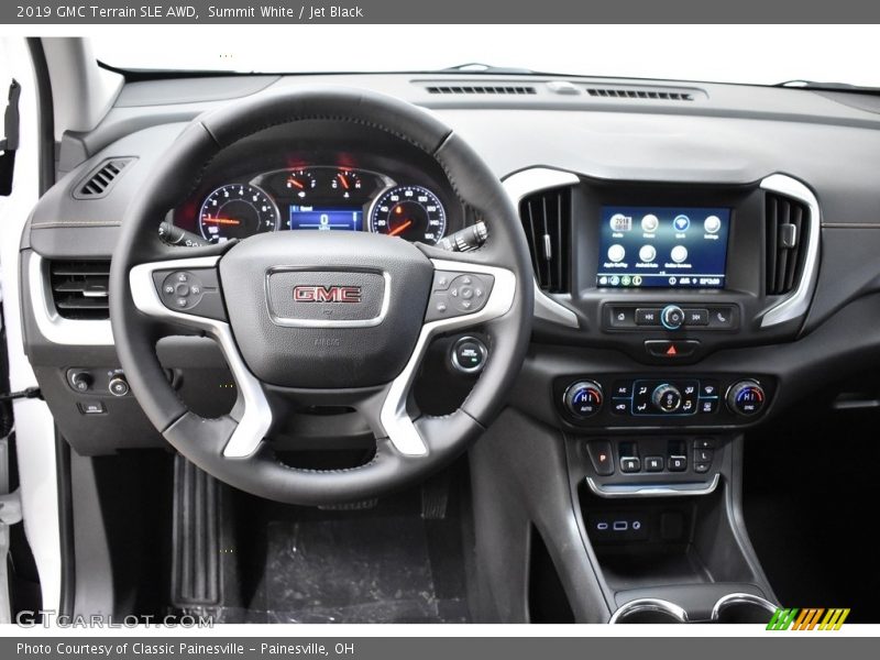 Summit White / Jet Black 2019 GMC Terrain SLE AWD