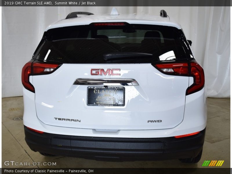 Summit White / Jet Black 2019 GMC Terrain SLE AWD