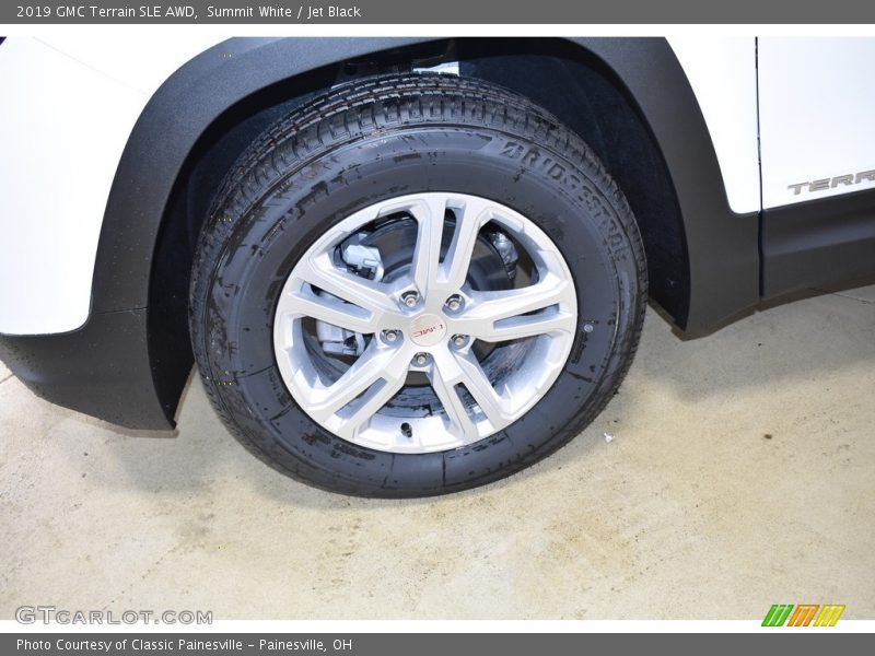 Summit White / Jet Black 2019 GMC Terrain SLE AWD
