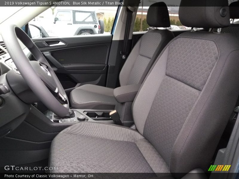 Blue Silk Metallic / Titan Black 2019 Volkswagen Tiguan S 4MOTION