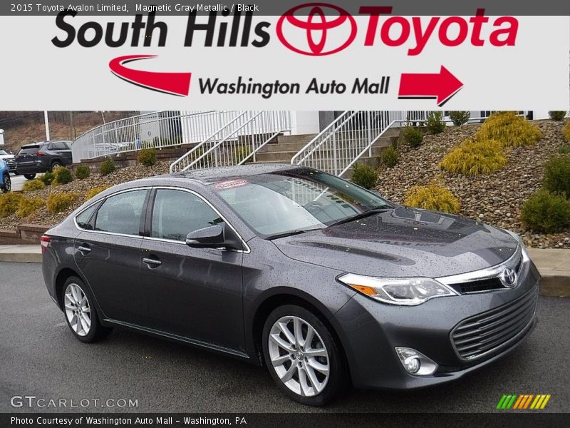 Magnetic Gray Metallic / Black 2015 Toyota Avalon Limited