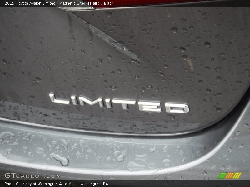 Magnetic Gray Metallic / Black 2015 Toyota Avalon Limited