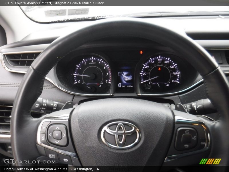 Magnetic Gray Metallic / Black 2015 Toyota Avalon Limited