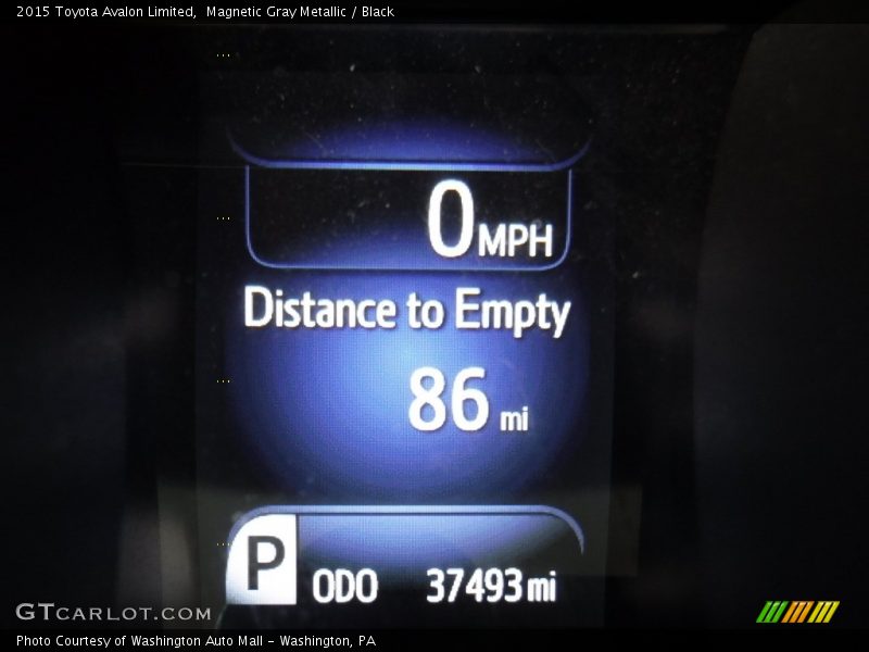 Magnetic Gray Metallic / Black 2015 Toyota Avalon Limited