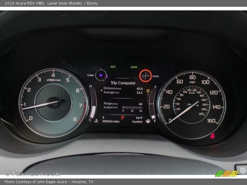 Lunar Silver Metallic / Ebony 2019 Acura RDX FWD
