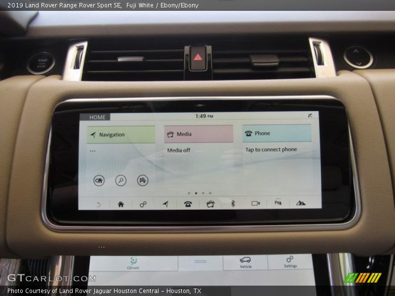 Fuji White / Ebony/Ebony 2019 Land Rover Range Rover Sport SE