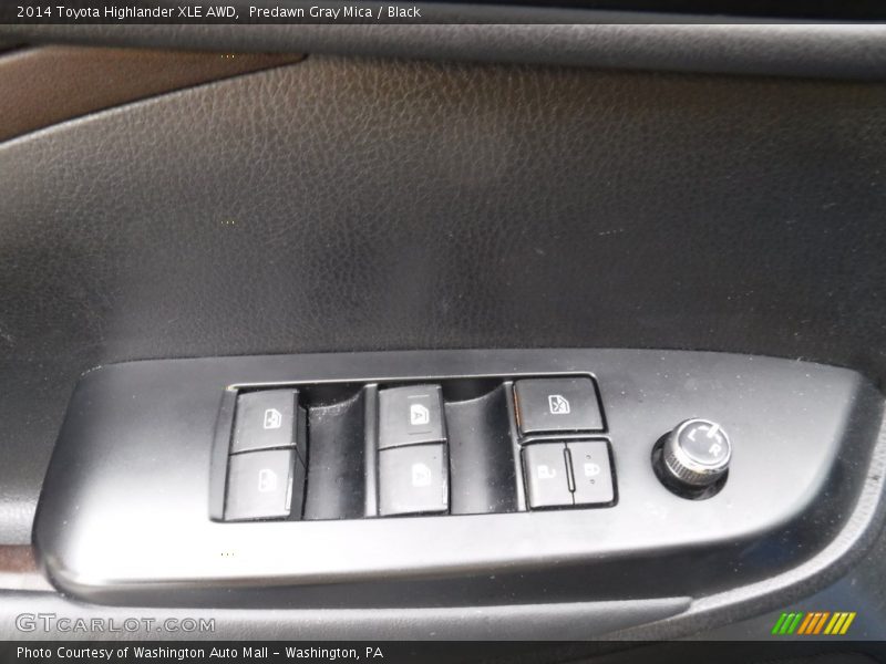 Predawn Gray Mica / Black 2014 Toyota Highlander XLE AWD