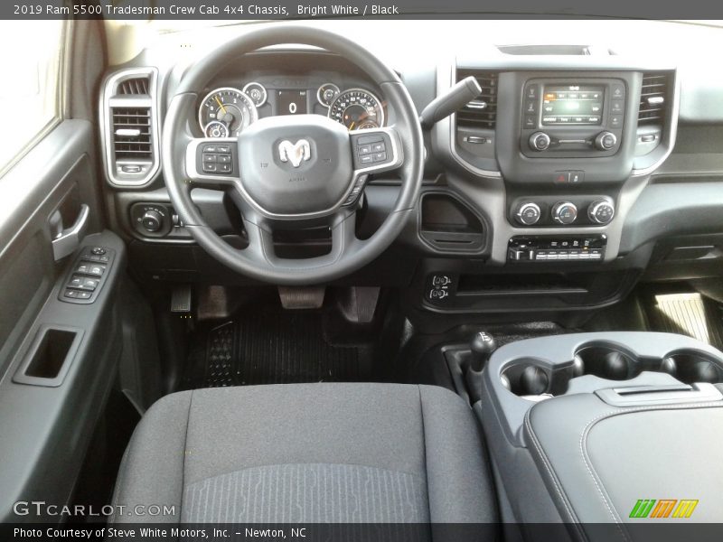 Bright White / Black 2019 Ram 5500 Tradesman Crew Cab 4x4 Chassis