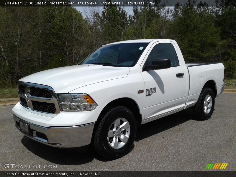 Bright White / Black/Diesel Gray 2019 Ram 1500 Classic Tradesman Regular Cab 4x4