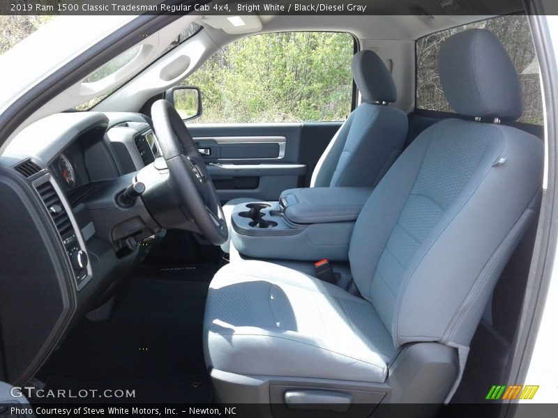 Bright White / Black/Diesel Gray 2019 Ram 1500 Classic Tradesman Regular Cab 4x4