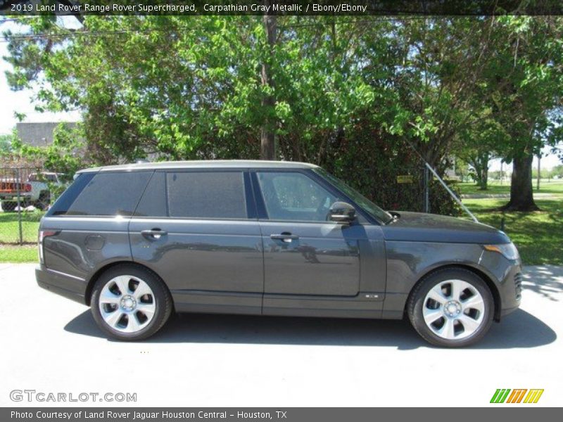 Carpathian Gray Metallic / Ebony/Ebony 2019 Land Rover Range Rover Supercharged