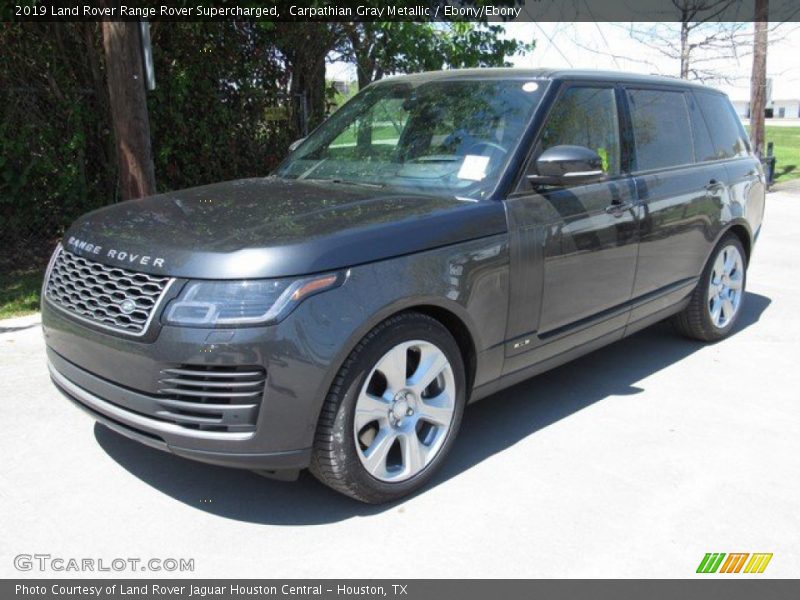 Carpathian Gray Metallic / Ebony/Ebony 2019 Land Rover Range Rover Supercharged