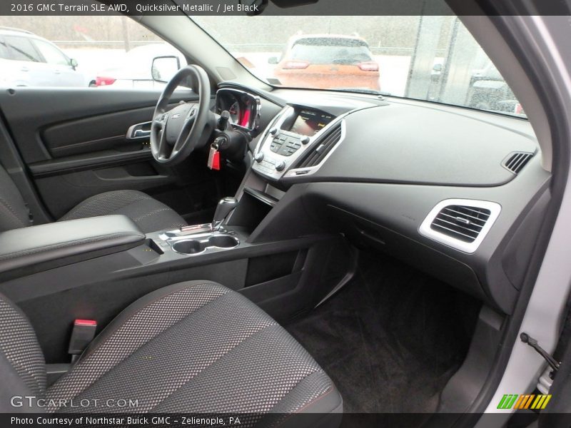 Quicksilver Metallic / Jet Black 2016 GMC Terrain SLE AWD