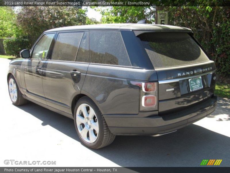 Carpathian Gray Metallic / Ebony/Ebony 2019 Land Rover Range Rover Supercharged
