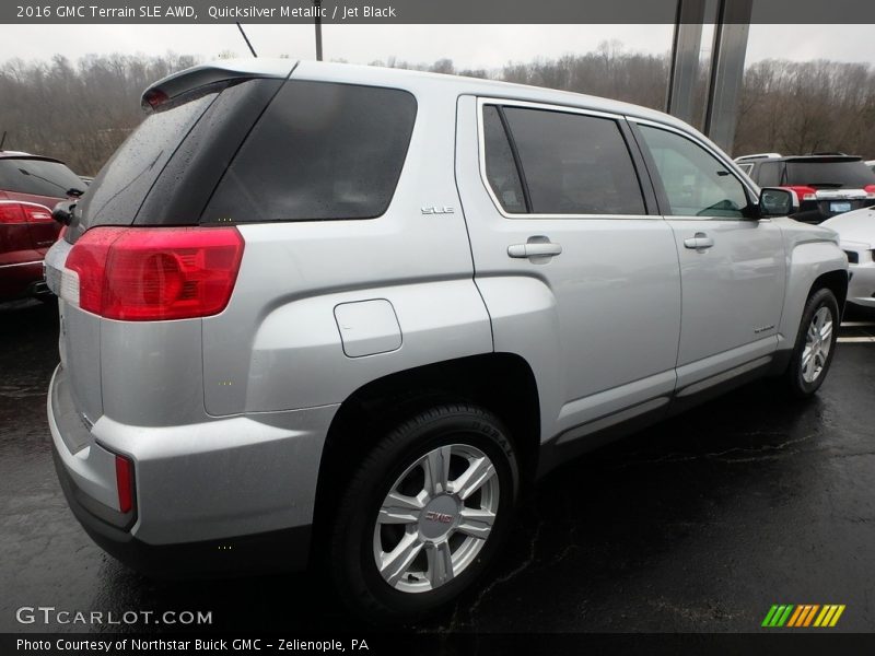 Quicksilver Metallic / Jet Black 2016 GMC Terrain SLE AWD