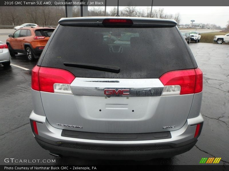 Quicksilver Metallic / Jet Black 2016 GMC Terrain SLE AWD