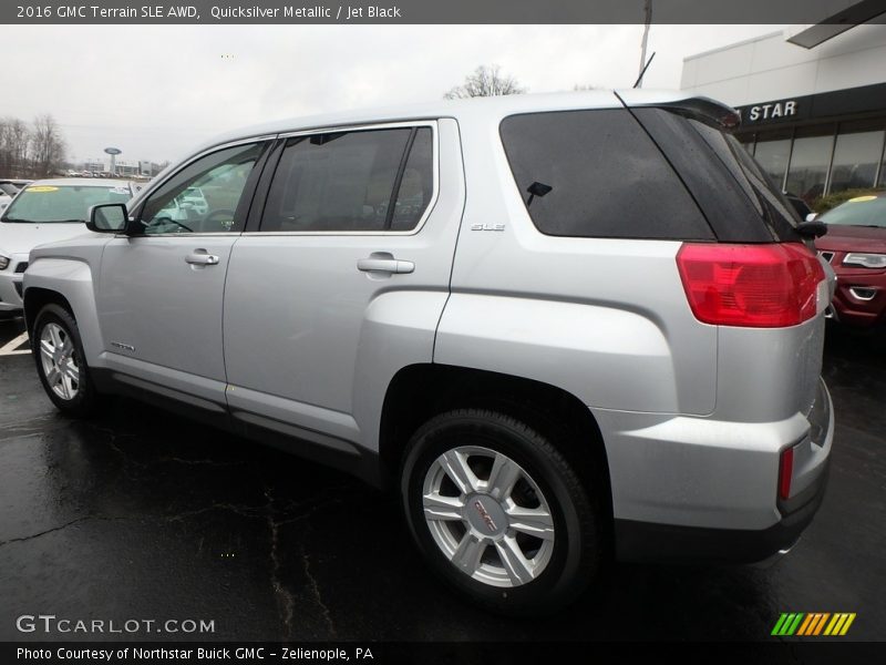 Quicksilver Metallic / Jet Black 2016 GMC Terrain SLE AWD