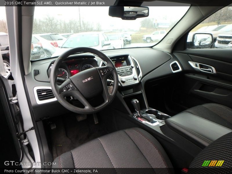 Quicksilver Metallic / Jet Black 2016 GMC Terrain SLE AWD