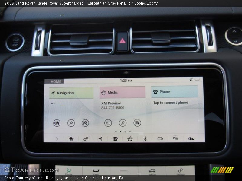 Carpathian Gray Metallic / Ebony/Ebony 2019 Land Rover Range Rover Supercharged