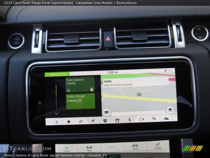 Carpathian Gray Metallic / Ebony/Ebony 2019 Land Rover Range Rover Supercharged