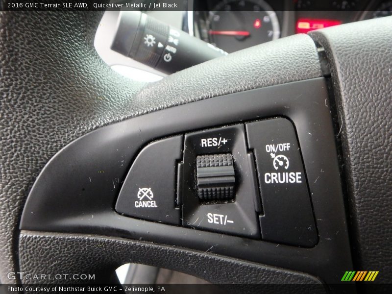 Quicksilver Metallic / Jet Black 2016 GMC Terrain SLE AWD