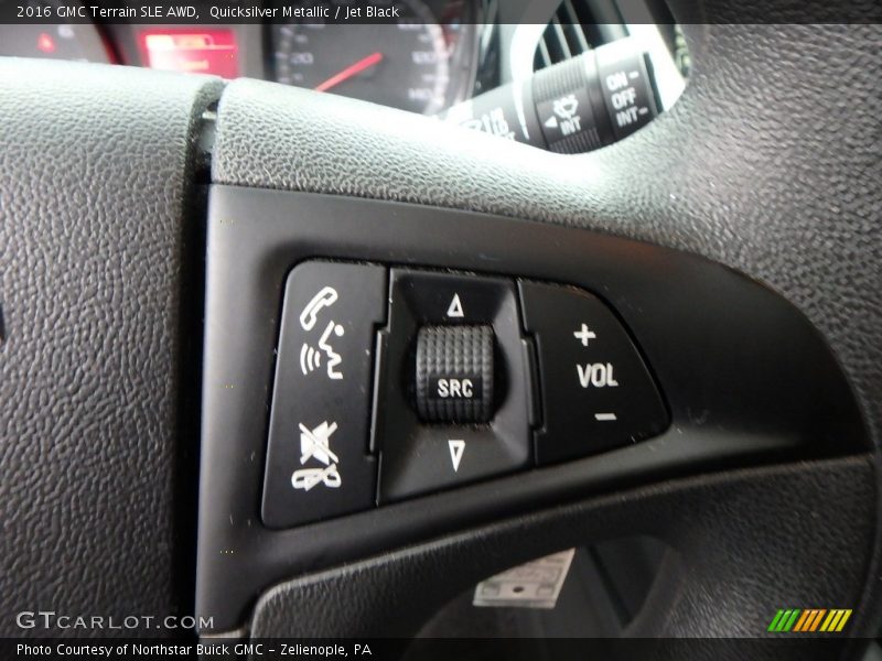 Quicksilver Metallic / Jet Black 2016 GMC Terrain SLE AWD