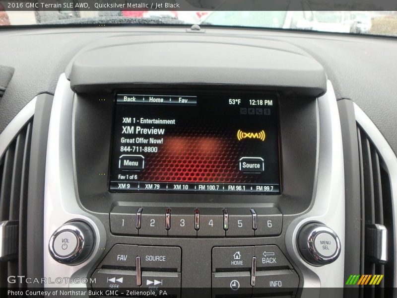 Quicksilver Metallic / Jet Black 2016 GMC Terrain SLE AWD