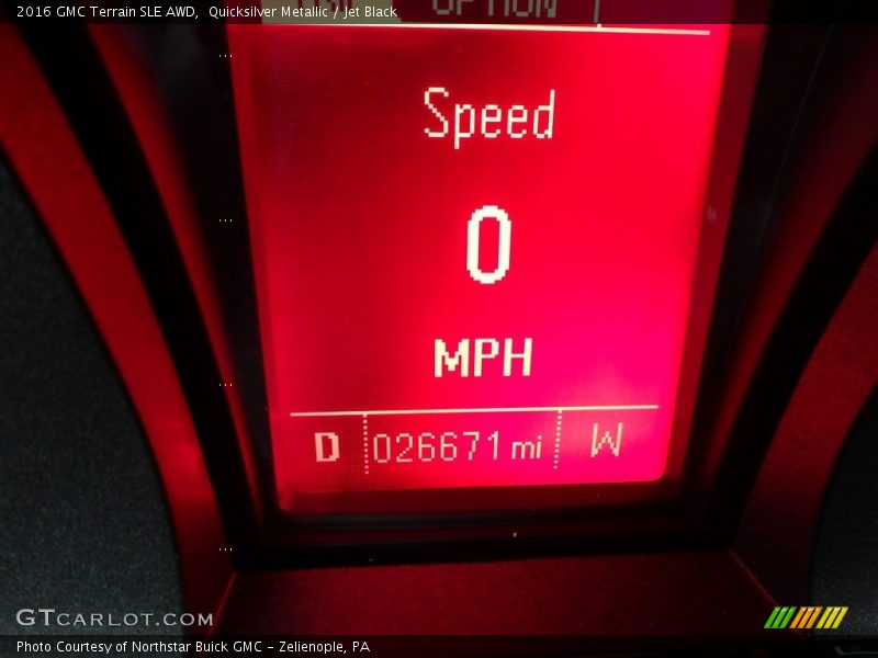 Quicksilver Metallic / Jet Black 2016 GMC Terrain SLE AWD