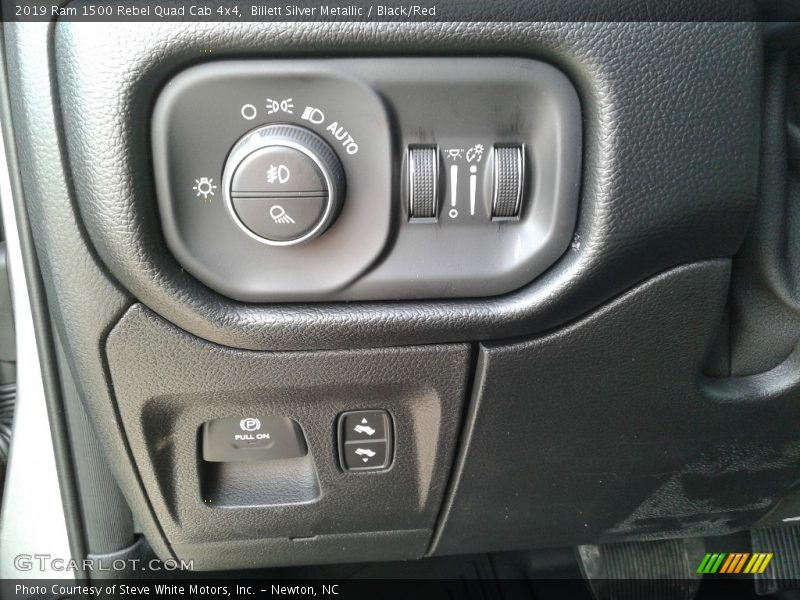 Controls of 2019 1500 Rebel Quad Cab 4x4