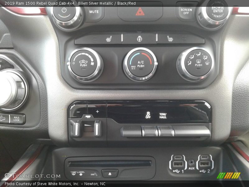 Controls of 2019 1500 Rebel Quad Cab 4x4