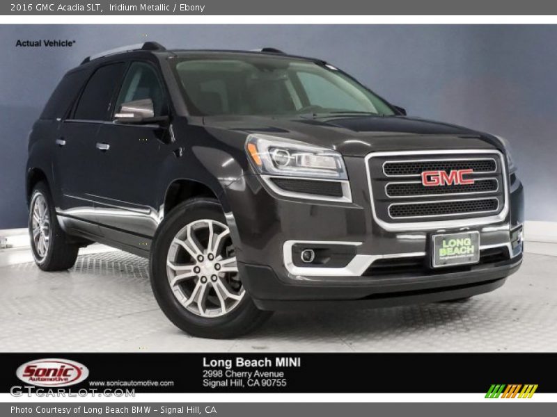 Iridium Metallic / Ebony 2016 GMC Acadia SLT