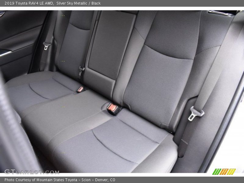 Silver Sky Metallic / Black 2019 Toyota RAV4 LE AWD
