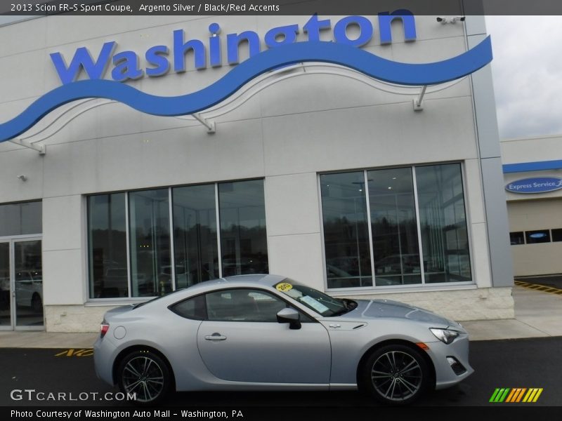 Argento Silver / Black/Red Accents 2013 Scion FR-S Sport Coupe