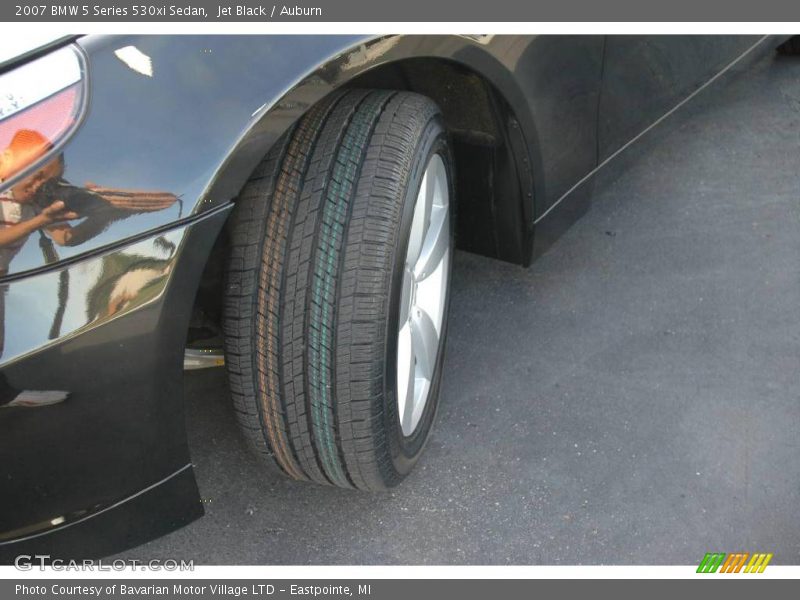 Jet Black / Auburn 2007 BMW 5 Series 530xi Sedan